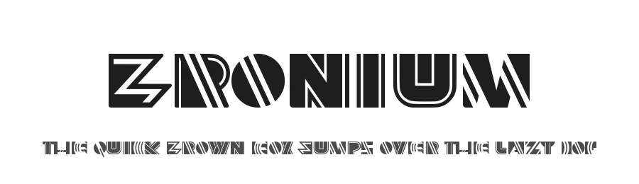 Bronium by Xerographer Fonts — Decorative Font