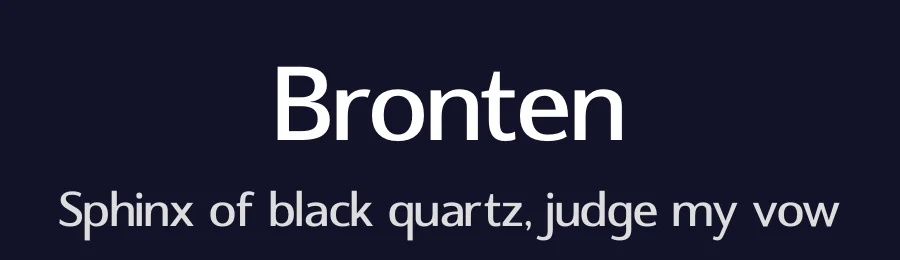 Bronten by Storytype Studio — Sans Serif Font — thumbnail 2