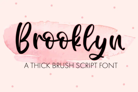 Brooklyn Font by freelingdesignhouse by freelingdesignhouse — Script Handwritten Font