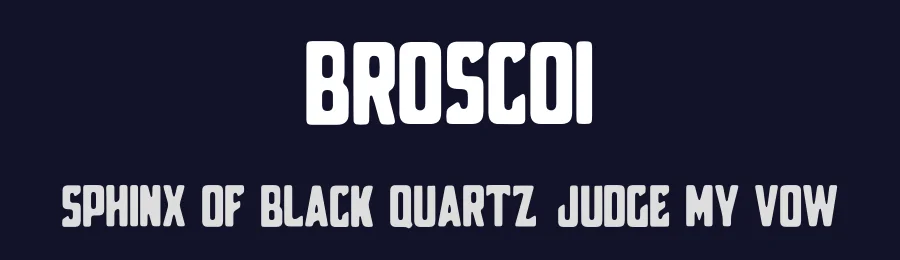 Broscoi by LovePowerDesigns — Decorative Font — thumbnail 2
