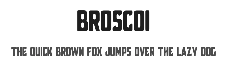 Broscoi by LovePowerDesigns — Decorative Font