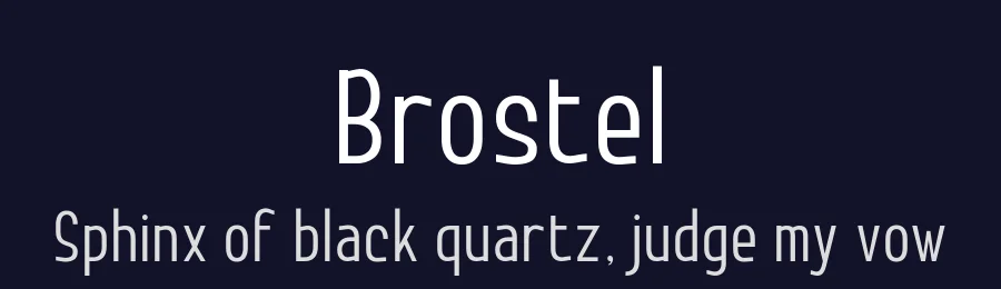 Brostel by Alit Design — Sans Serif Font — thumbnail 2