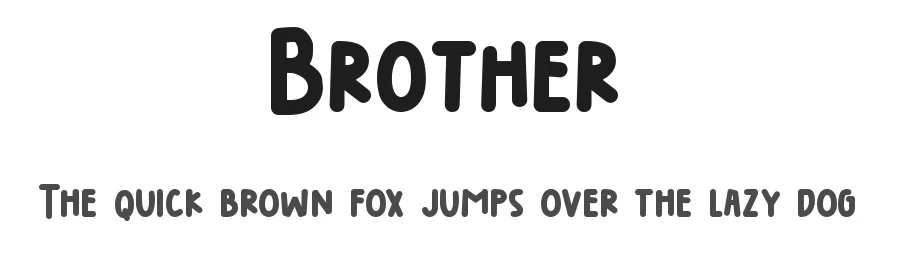 Brother by Trim Studio — Decorative Font