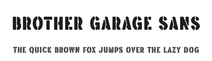 Brother Garage Sans