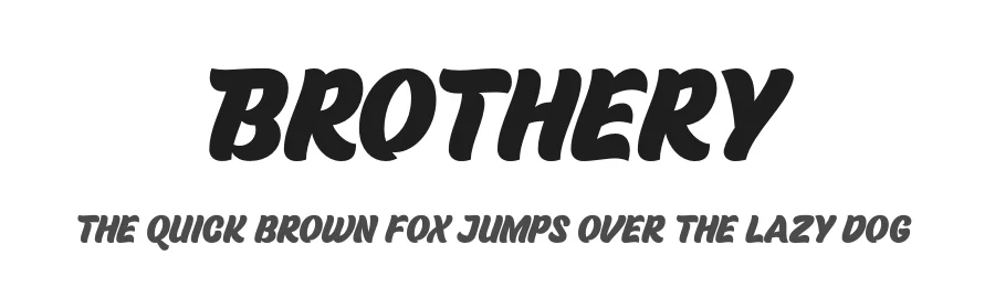 Brothery by Almarkhatype β Decorative Font