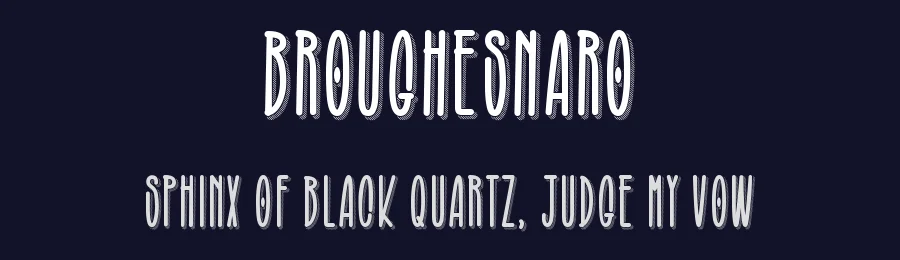 Broughesnaro by Kotak Kuning Studio — Decorative Font — thumbnail 2