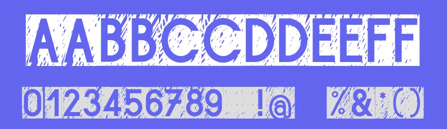 Brouillis by Luc Mahler — Decorative Font — thumbnail 3