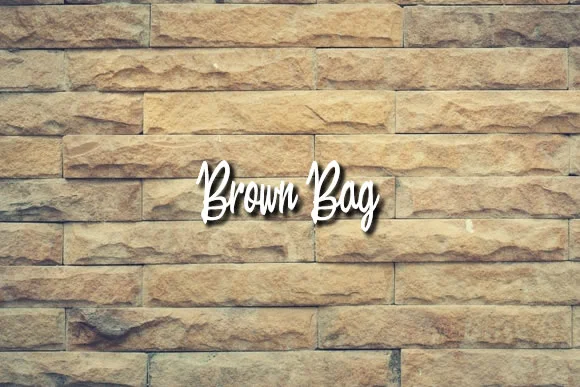 Brown Bag Font by jeffbensch β Script Handwritten Font