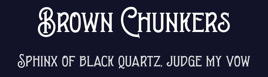 Brown Chunkers by Letterhend Studio — Decorative Font — thumbnail 2