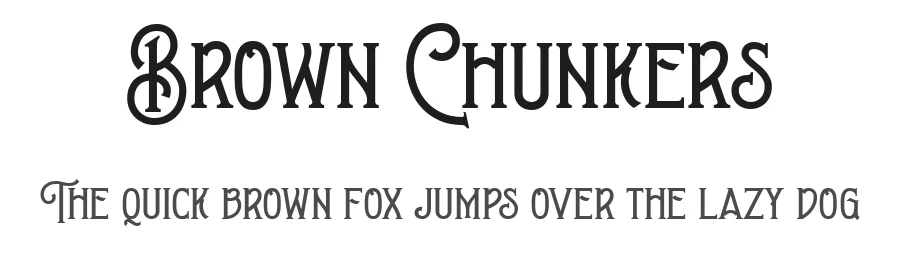 Brown Chunkers by Letterhend Studio — Decorative Font