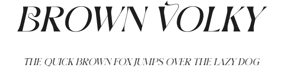 Brown Volky