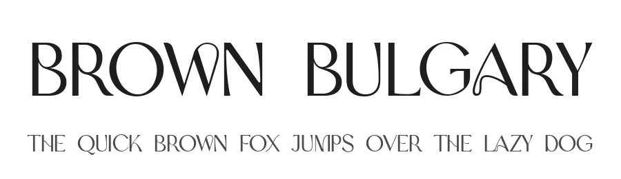 Brown Bulgary by UI Creative — Serif Font