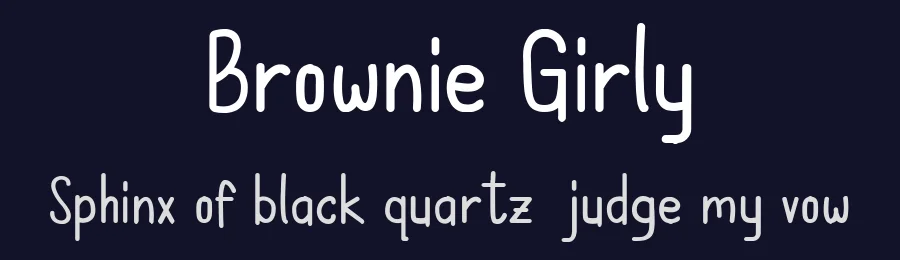 Brownie Girly by OCSstudio — Decorative Font — thumbnail 2