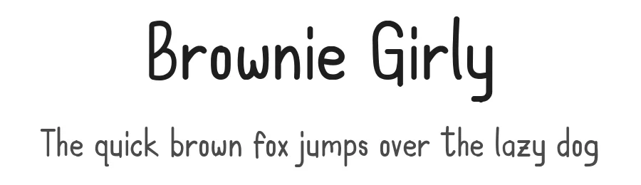 Brownie Girly by OCSstudio — Decorative Font