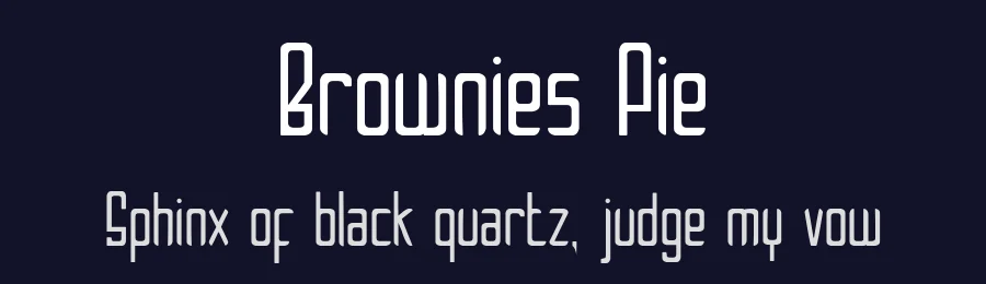 Brownies Pie by LittleWind Studio — Sans Serif Font — thumbnail 2