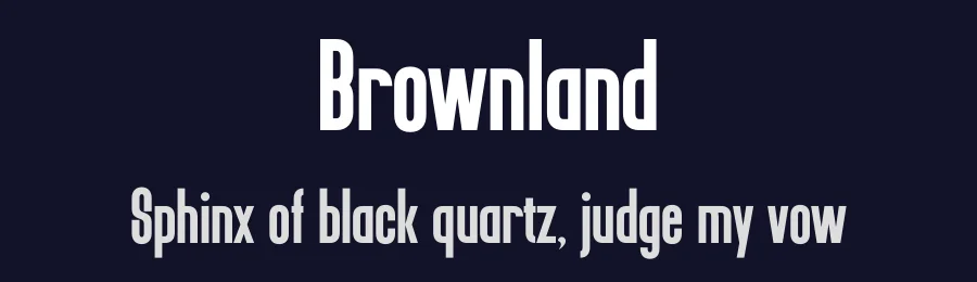 Brownland by BrandSemut — Sans Serif Font — thumbnail 2