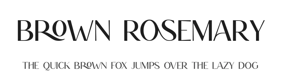 Brown Rosemary