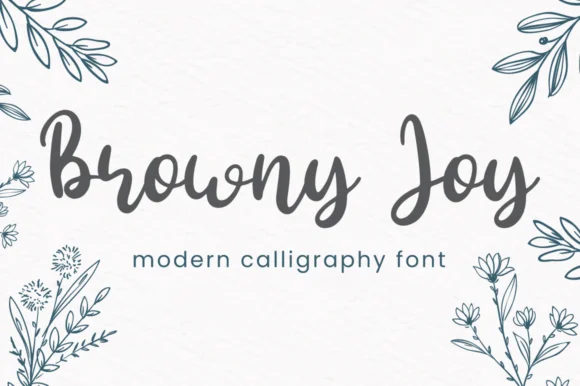 Browny Joy Font by attypestudio — Script Handwritten Font