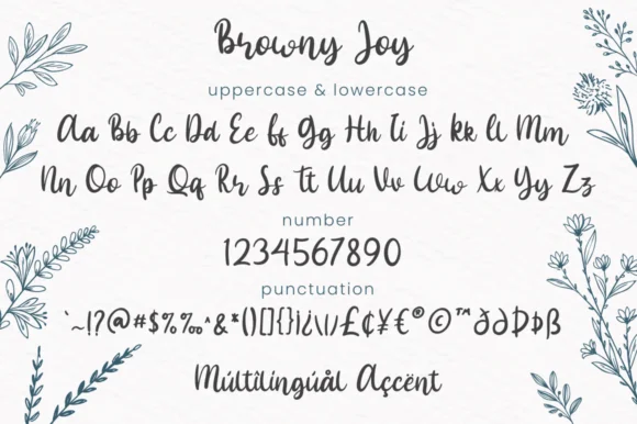 Browny Joy Font by attypestudio — Script Handwritten Font — thumbnail 4