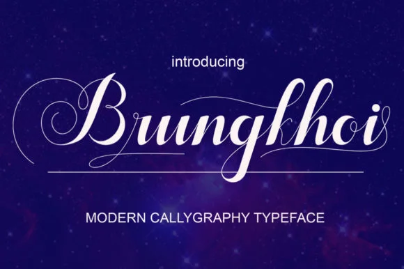 Brungkhoi Font by AzzamStudio — Script Handwritten Font