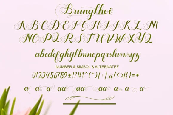 Brungkhoi Font by AzzamStudio — Script Handwritten Font — thumbnail 2