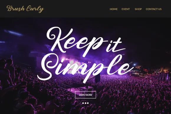Brush Curly Font by ahweproject — Script Handwritten Font — thumbnail 2