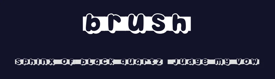 Brush by Vladimir Nikolic — Decorative Font — thumbnail 2
