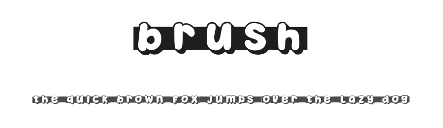 Brush by Vladimir Nikolic — Decorative Font