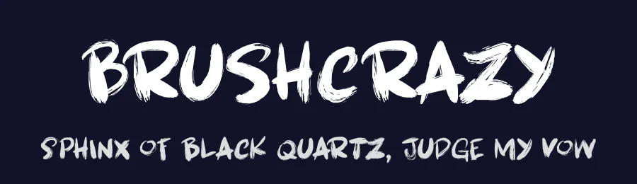 Brushcrazy by Hanoded — Script Handwritten Font — thumbnail 2