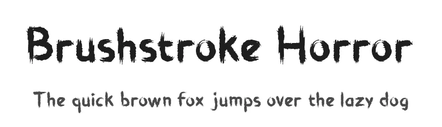 Brushstroke Horror