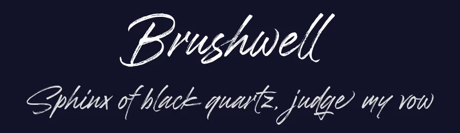 Brushwell by Hendra Pratama — Script Handwritten Font — thumbnail 2