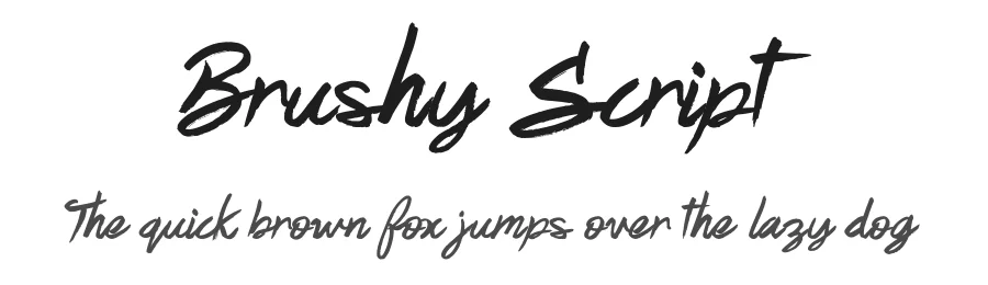Brushy Script