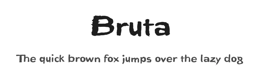 Bruta by ingoFonts β Decorative Font