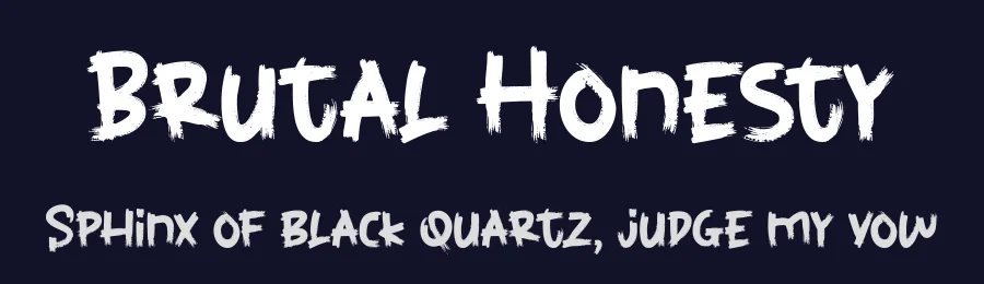 Brutal Honesty by olivetype — Script Handwritten Font — thumbnail 2