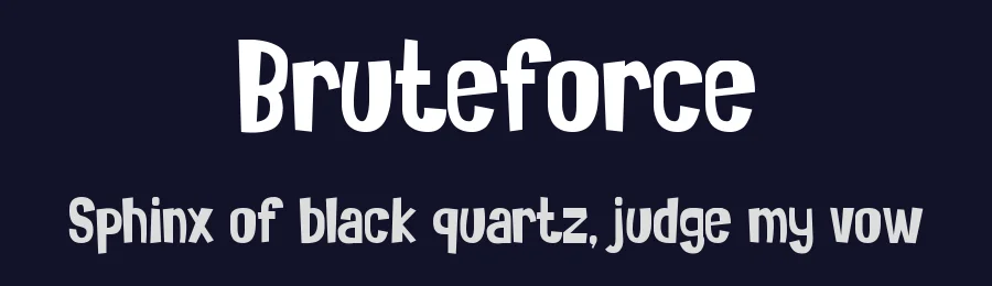 Bruteforce by Modestype Studio — Decorative Font — thumbnail 2