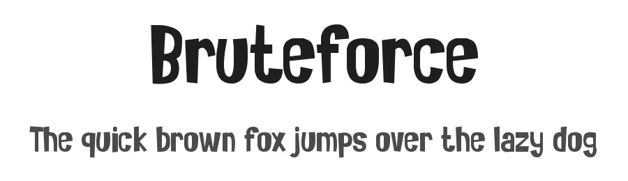 Bruteforce by Modestype Studio โ Decorative Font