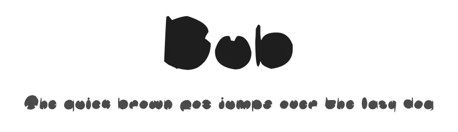 Bub by Jorge L. Cordón — Decorative Font