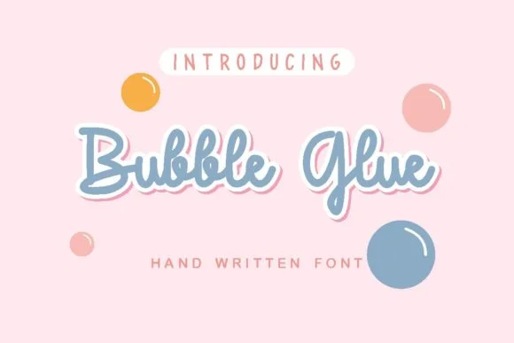 Bubble Glue Font by Pidco.art — Script Handwritten Font