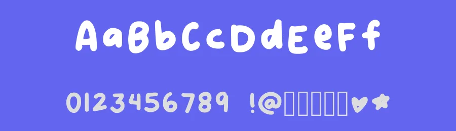 Bubble Boop by Betina Patricia Belardo — Script Handwritten Font — thumbnail 3
