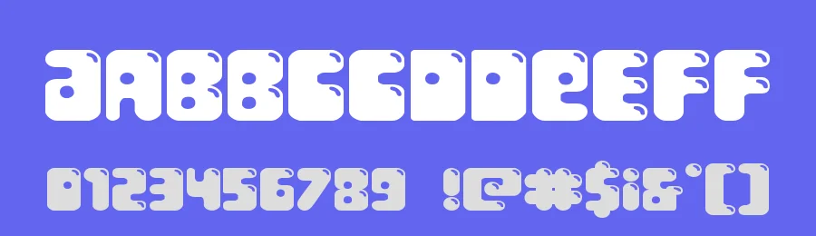 Bubble Butt by Iconian Fonts — Decorative Font — thumbnail 3
