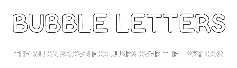 Bubble Letters