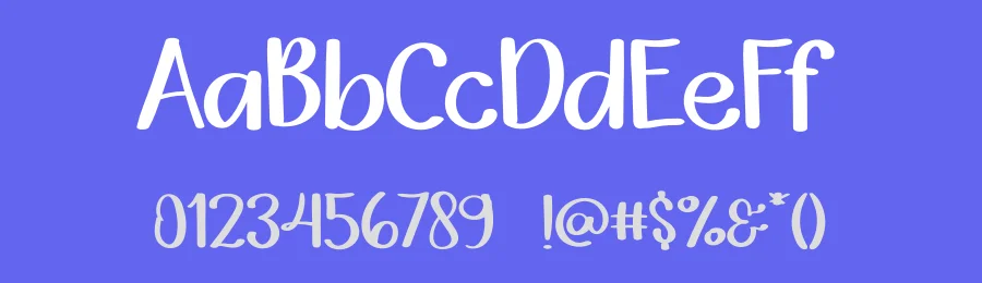 Bubble Mint by Fana Merah Jambu — Decorative Font — thumbnail 3