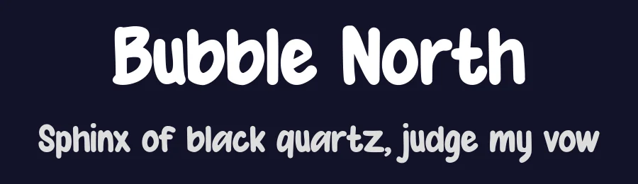 Bubble North by Studio Hello Good — Decorative Font — thumbnail 2