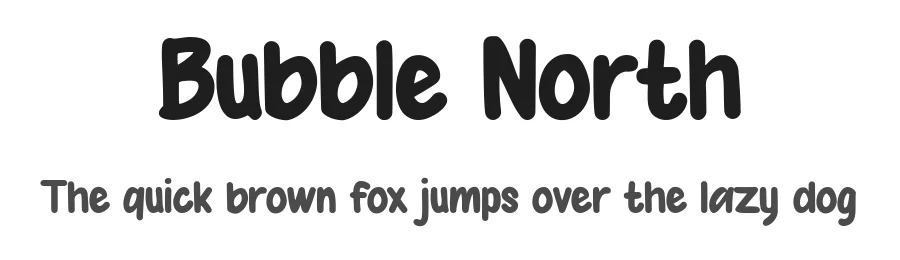 Bubble North by Studio Hello Good — Decorative Font