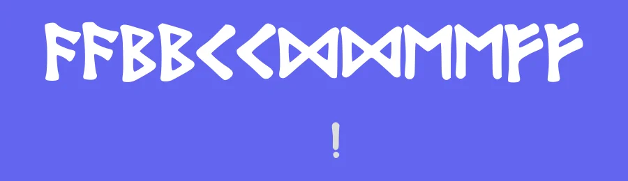 Bubble Runes by Alexandra Cheek — Dingbats Font — thumbnail 3