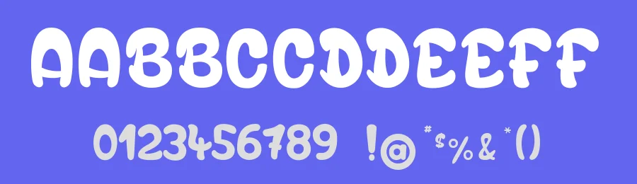 Bubble & Soap by dcoxy - Greg Medina — Decorative Font — thumbnail 3
