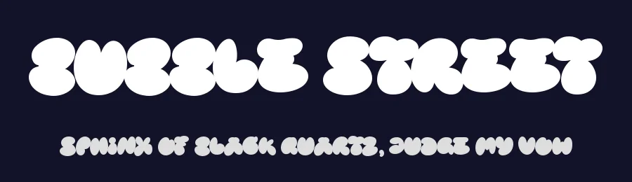 Bubble Street by Masa Aska Sanurumi — Script Handwritten Font — thumbnail 2