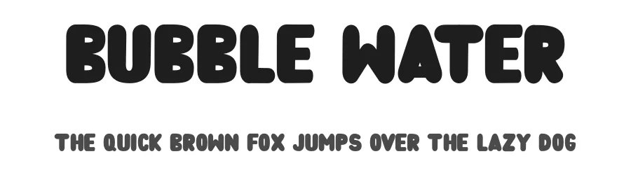 Bubble Water