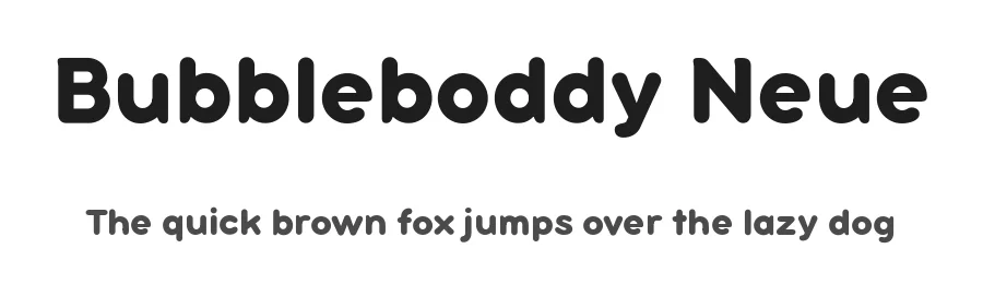 Bubbleboddy Neue