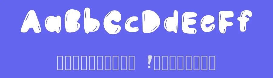 Bubble By Star Brillitos by Sofia While — Decorative Font — thumbnail 3